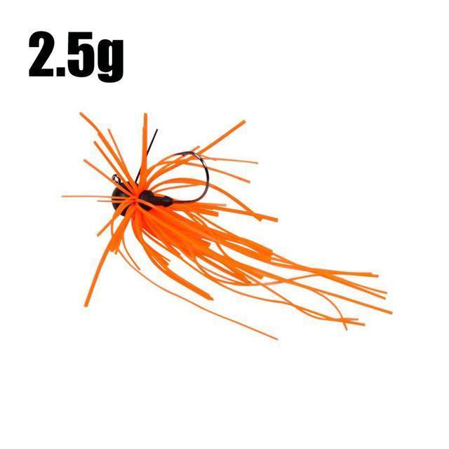 Lushazer Tungsten Fishing Weights Hooks Rubber Jig 3.5G Lead Jig Head Fishing-LUSHAZER Official Store-C-Bargain Bait Box