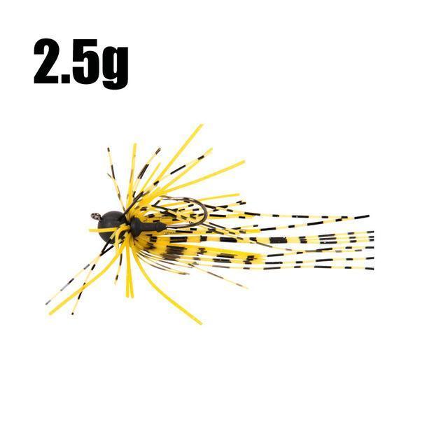 Lushazer Tungsten Fishing Weights Hooks Rubber Jig 3.5G Lead Jig Head Fishing-LUSHAZER Official Store-D-Bargain Bait Box