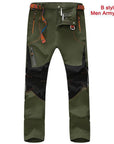 Lutu Brand Hiking Pants Men Summer Quick Dry Breathable Trekking Pant For-fishing pants-Freestep Co.,Ltd Store-B men armygreen-Asian Size L-Bargain Bait Box