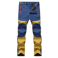 Lutu Winter Hiking Pants Men Warm Fleece Softshell Windproof Waterproof-Freestep Co.,Ltd Store-yellow-Asian Size L-Bargain Bait Box