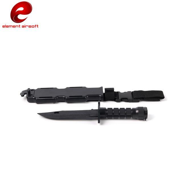 M9 Tactical Training Dagger Cosplay Plastics Knife Hunting Rubber Training-profession tactical product Store-BK-Bargain Bait Box