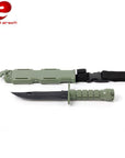 M9 Tactical Training Dagger Cosplay Plastics Knife Hunting Rubber Training-profession tactical product Store-FG-Bargain Bait Box