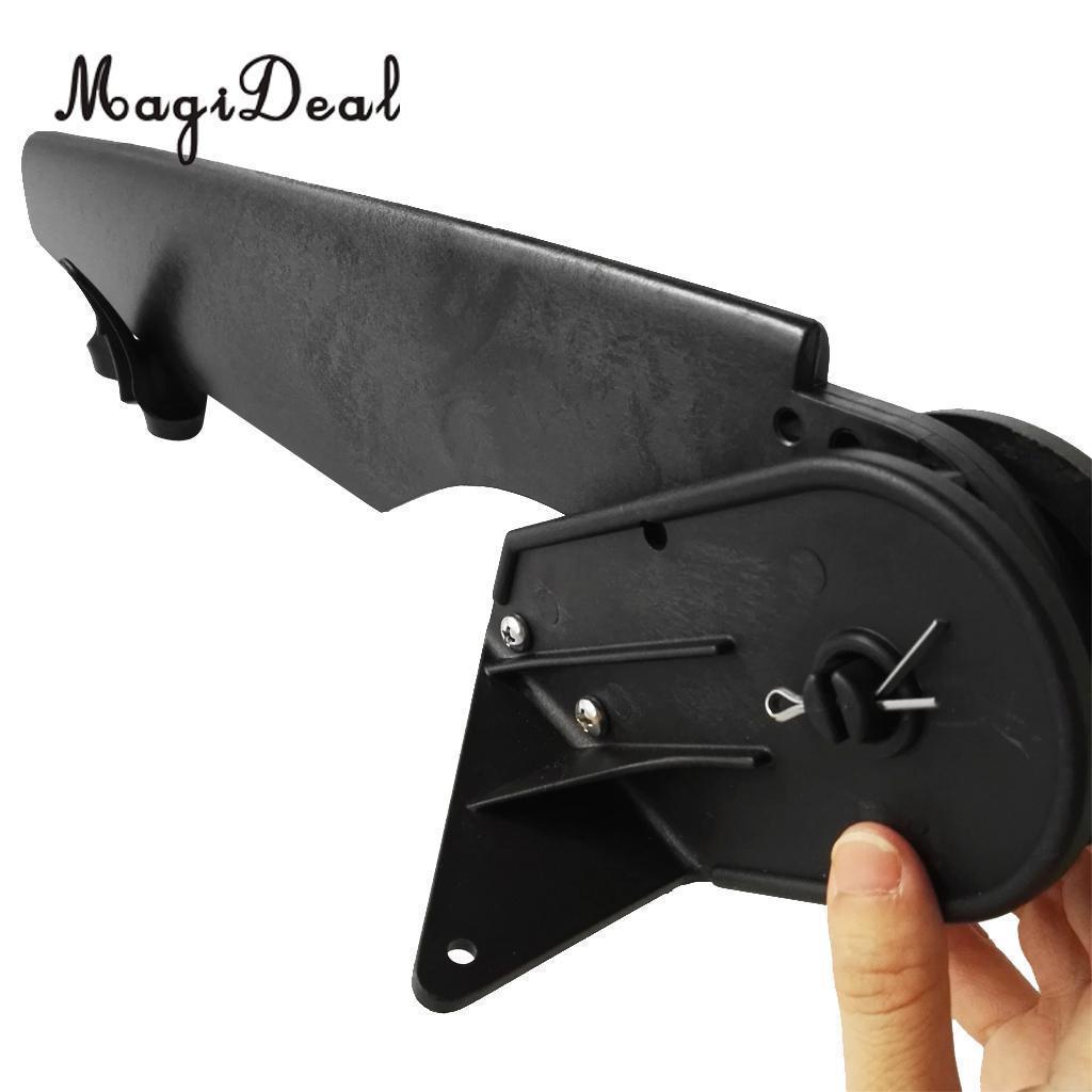 Magideal Hot Sale Black Nylon Kayak Rudder Tail/Rear Rest Rack Holder Stand-Kayak Rudders-ShiningSports Store-Bargain Bait Box
