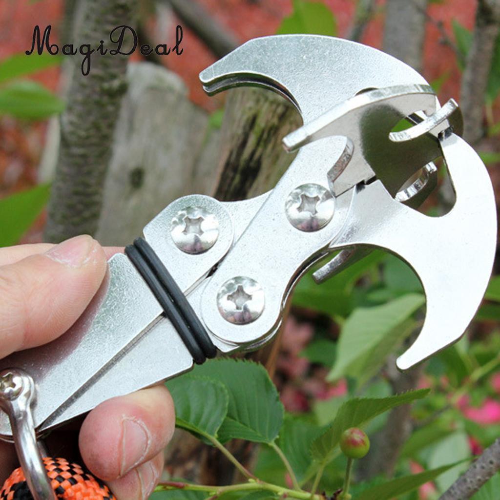 Magideal Stainless Steel Folding Gravity Grappling Hook Survival Magnetic-ShiningSports Store-Bargain Bait Box