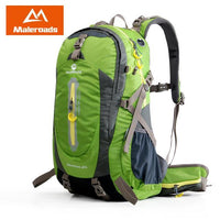 Maleroads 40L Hiking Backpack Trekking Rucksack Travel Backpack Outdoor Sport-Maleroads Outdoor Sport Store-Fruit Green 40L-Bargain Bait Box