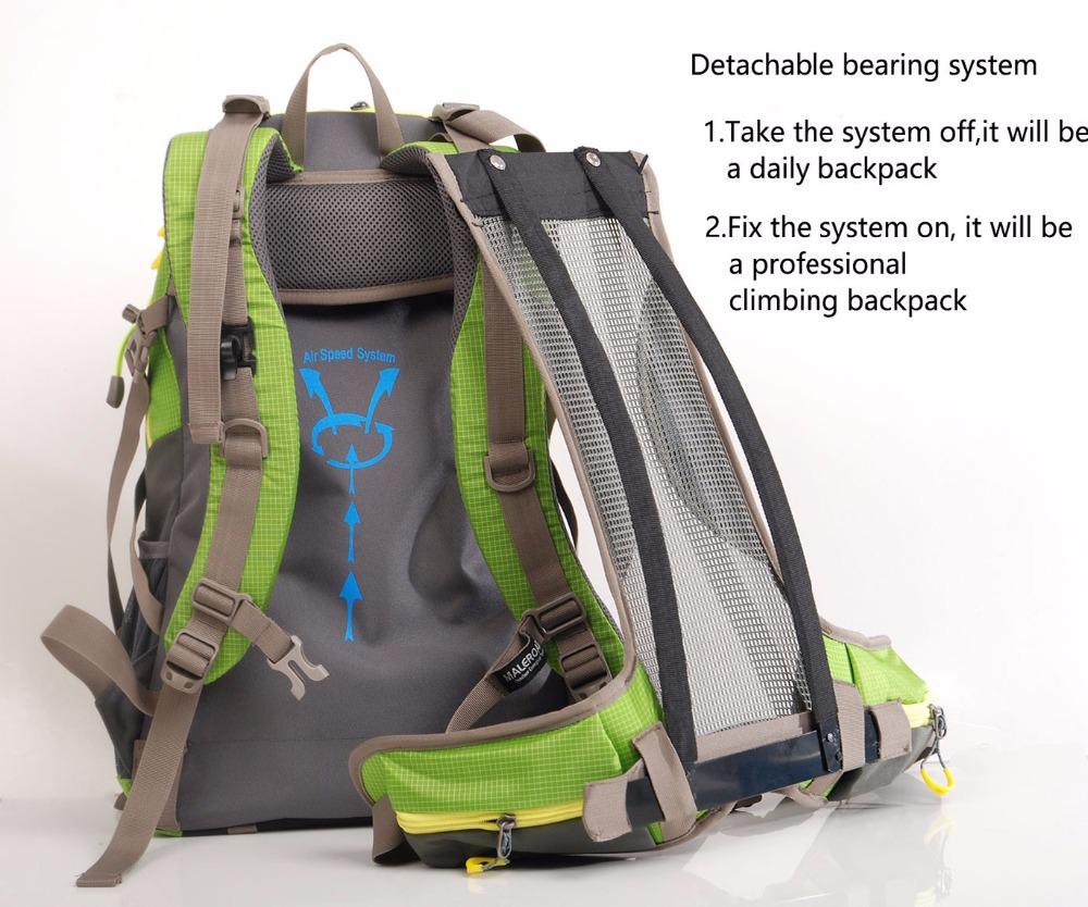Maleroads Rucksack Camping Hiking Backpack Sports Bag Outdoor Travel Backpack-Climbing Bags-Maleroads Official Store-Army Green-30 - 40L-China-Bargain Bait Box