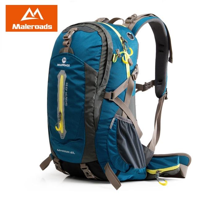 Maleroads Rucksack Camping Hiking Backpack Sports Bag Outdoor Travel Backpack-Climbing Bags-Maleroads Official Store-Peacock Blue-30 - 40L-China-Bargain Bait Box