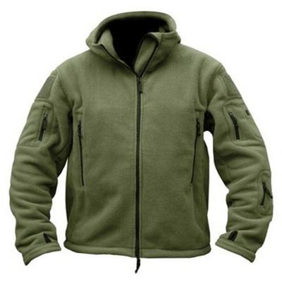 Man Fleece Tactical Softshell Jacket Outdoor Thermal Sport Hiking Polar Hooded-Sporting Supllies Store-army green-S-Bargain Bait Box