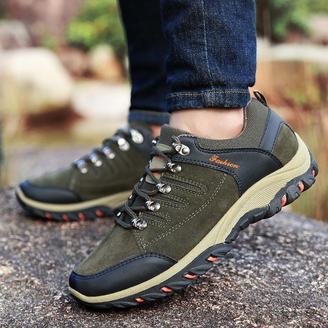 Man Waterproof Breathable Hiking Shoes Outdoor Trekking Sport Sneakers Men-Adventurers Store-2-7.5-Bargain Bait Box