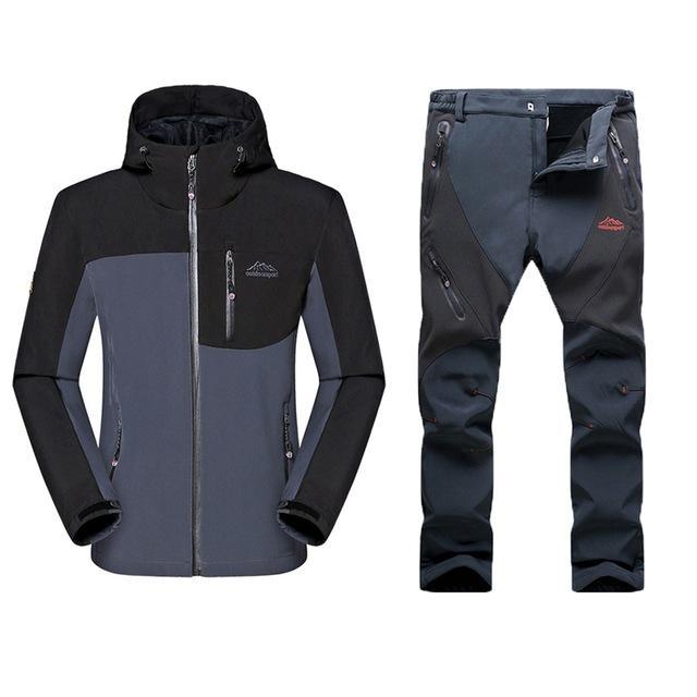 Man Winter Waterproof Windproof Hunting Camping Outdoor Hiking Camouflage Jacket-E-sportswear Store-A02 B02-XL-Bargain Bait Box