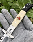 Manual Folding Pocket Knife Blade Mirror Finish Outdoor Camping Knives-Knives-cegeby Store-Bargain Bait Box