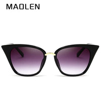 Maolen Women Cat Eye Sunglasses Fashion Mirror Cat Eye Sun Glasses-Sunglasses-MAOLEN Sunglasses Store-C1-Bargain Bait Box