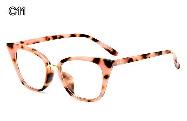 Maolen Women Cat Eye Sunglasses Fashion Mirror Cat Eye Sun Glasses-Sunglasses-MAOLEN Sunglasses Store-C11-Bargain Bait Box