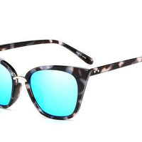 Maolen Women Cat Eye Sunglasses Fashion Mirror Cat Eye Sun Glasses-Sunglasses-MAOLEN Sunglasses Store-C6-Bargain Bait Box