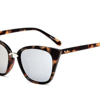 Maolen Women Cat Eye Sunglasses Fashion Mirror Cat Eye Sun Glasses-Sunglasses-MAOLEN Sunglasses Store-C7-Bargain Bait Box