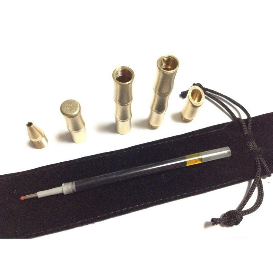 Marker Tactical Pen Self Defense Gel Pen Copper Metal Handmade Brass Favorite-Good Outdoor Store-Bargain Bait Box
