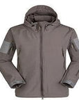 Mascube Outdoor Military Climbing Down Coat Warm Softshell Jacket Men Leisure-Healthier Store-gray-S-Bargain Bait Box