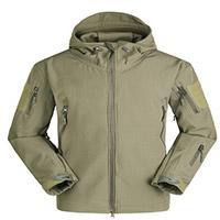 Mascube Outdoor Military Climbing Down Coat Warm Softshell Jacket Men Leisure-Healthier Store-green-S-Bargain Bait Box