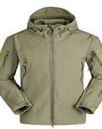Mascube Outdoor Military Climbing Down Coat Warm Softshell Jacket Men Leisure-Healthier Store-green-S-Bargain Bait Box