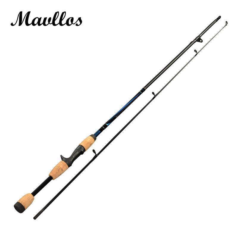 Mavllos 1.8M Lure Weight 6-12G M Carbon Fiber Saltwater Cheap Fishing Casting-Spinning Rods-Mavllos Fishing Tackle Store-White-Bargain Bait Box
