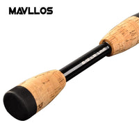 Mavllos 1.8M Quality Cheap Fishing Casting Spinning Rod 1.8M 2 Section C.W 6-12G-Spinning Rods-Mavllos Fishing Store-Black-Bargain Bait Box