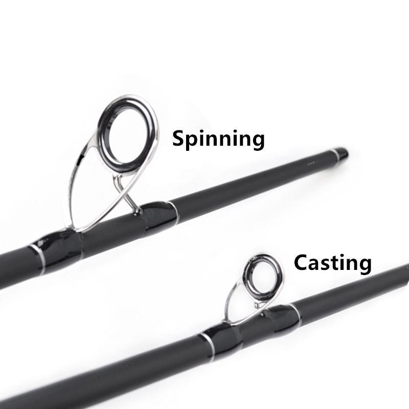 Mavllos Fast Action 4 Section Portable Fishing Casting Spinning Rod 2.1M 2.4M-Baitcasting Rods-Mavllos Fishing Tackle Store-White-2.1 m-Bargain Bait Box