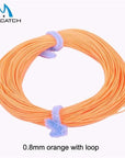 Maximumcatch 0.6Mm 0.7Mm 0.9Mm Running Line Shooting Line Orange Or Yellow Fly-MAXIMUMCATCH Official Store-orange with loop4-Bargain Bait Box