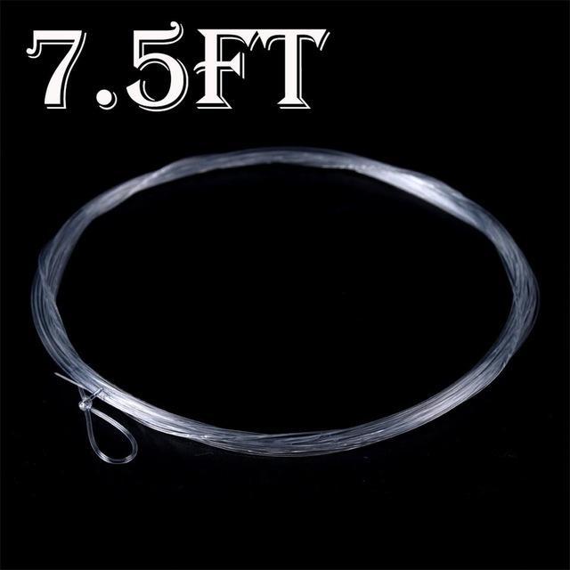 Maximumcatch 10 Pcs 9Ft Fly Fishing Leader 3/4/5/6X Clear Tapered Leader Nylon-MAXIMUMCATCH Official Store-7.5FT-0X-Bargain Bait Box