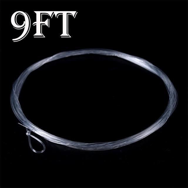 Maximumcatch 10 Pcs 9Ft Fly Fishing Leader 3/4/5/6X Clear Tapered Leader Nylon-MAXIMUMCATCH Official Store-9FT-0X-Bargain Bait Box