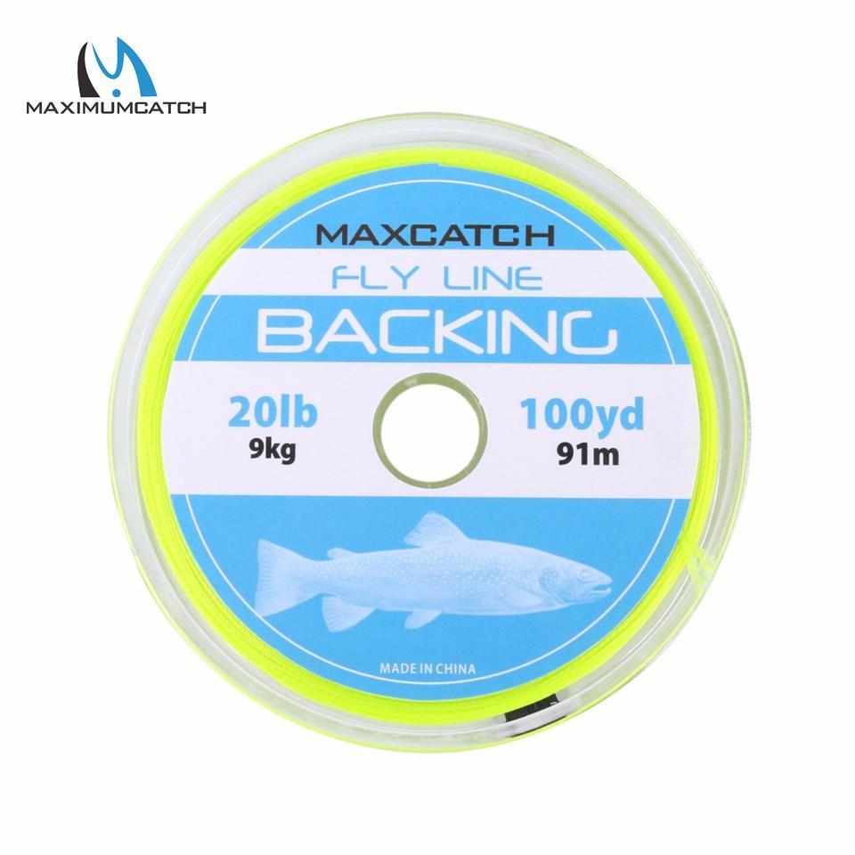 Maximumcatch 100Ft 1-10Wt Fly Fishing Line Combo Weight Forward Floating Fly-MAXIMUMCATCH Fishing Solution Store-Yellow-1.0-Bargain Bait Box