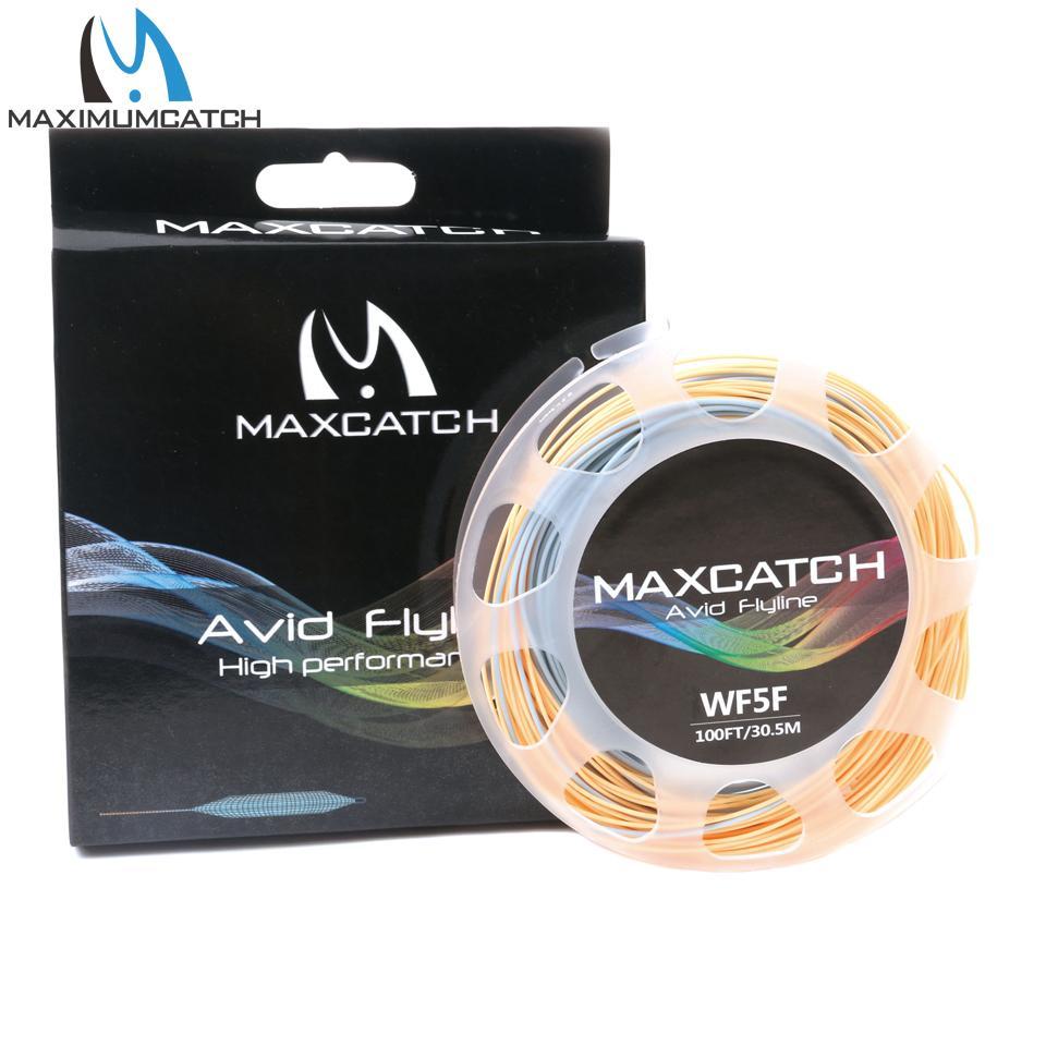 Maximumcatch 100Ft 2Wt-8Wt Fly Fishing Line Double Color Weight Forward Floating-MaxCatch Outdoor-3.0-Bargain Bait Box