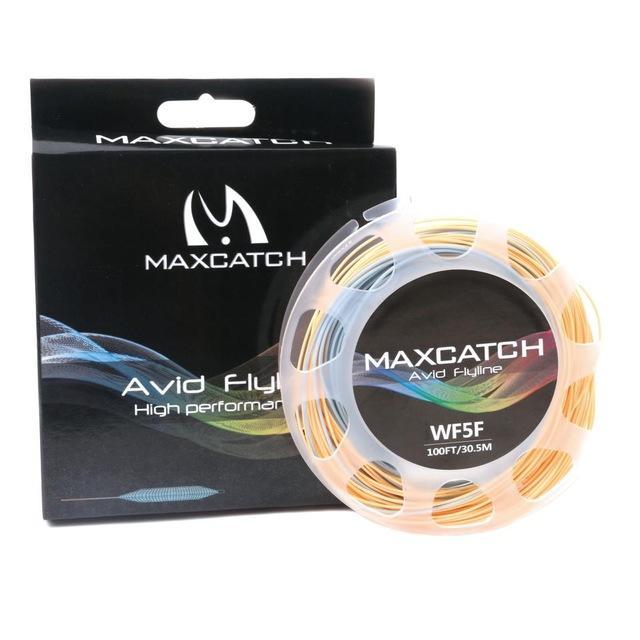 Maximumcatch 100Ft Double Color Weight Forward Floating Fly Line With Two Welded-MAXIMUMCATCH Official Store-Color 01 with Box-3.0-Bargain Bait Box