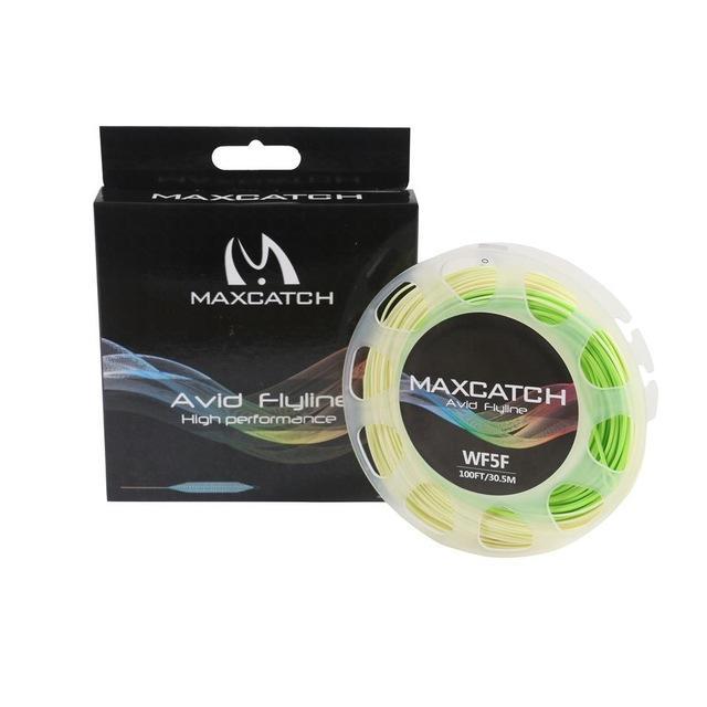 Maximumcatch 100Ft Double Color Weight Forward Floating Fly Line With Two Welded-MAXIMUMCATCH Official Store-Color 03 with Box-3.0-Bargain Bait Box