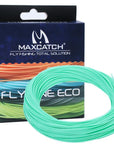 Maximumcatch 100Ft Fly Line Wf 2/3/4/5/6/7/8F Weight Forward Floating Fly-MAXIMUMCATCH Fishing Solution Store-Teal Blue-WF2F-Bargain Bait Box