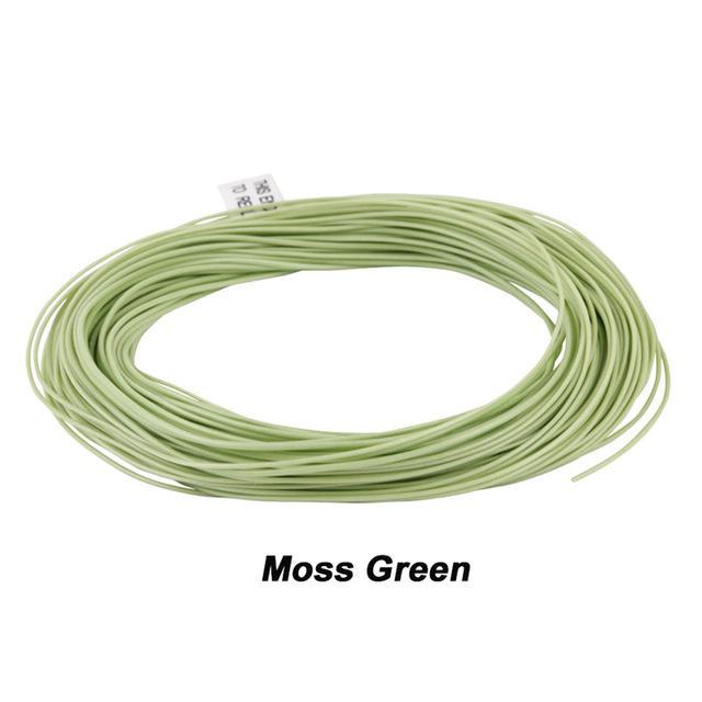 Maximumcatch 100Ft Weight Forward Floating Fly Fishing Line 1Wt-9Wt Moss-MaxCatch Outdoor-Moss Green-1.0-Bargain Bait Box