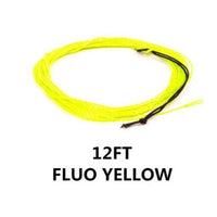 Maximumcatch 17Lb 11/12/13Ft Tenkara Fly Fishing Line 3.3M/3.6M/3.9M Braided Fly-MAXIMUMCATCH Official Store-12FT Fluo Yellow-Bargain Bait Box