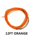 Maximumcatch 17Lb 11/12/13Ft Tenkara Fly Fishing Line 3.3M/3.6M/3.9M Braided Fly-MAXIMUMCATCH Official Store-12FT Orange-Bargain Bait Box