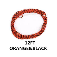 Maximumcatch 17Lb 11/12/13Ft Tenkara Fly Fishing Line 3.3M/3.6M/3.9M Braided Fly-MAXIMUMCATCH Official Store-12FT Orange Black-Bargain Bait Box