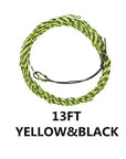 Maximumcatch 17Lb 11/12/13Ft Tenkara Fly Fishing Line 3.3M/3.6M/3.9M Braided Fly-MAXIMUMCATCH Official Store-13FT Yellow Black-Bargain Bait Box