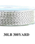 Maximumcatch 20/30Lb 100/300Yards Braided Backing Line Multi Color Fly Fishing-MAXIMUMCATCH Fishing Solution Store-White and Black8-Bargain Bait Box