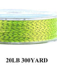 Maximumcatch 20/30Lb 100/300Yards Braided Backing Line Multi Color Fly Fishing-MAXIMUMCATCH Fishing Solution Store-Yellow and Black2-Bargain Bait Box