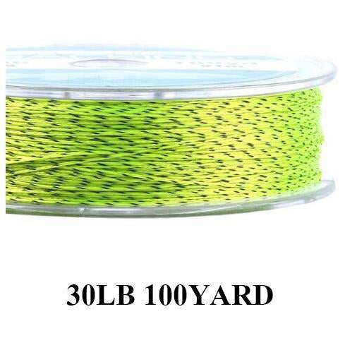 Maximumcatch 20/30Lb 100/300Yards Braided Backing Line Multi Color Fly Fishing-MAXIMUMCATCH Fishing Solution Store-Yellow and Black3-Bargain Bait Box
