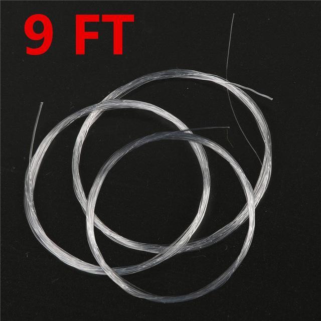 Maximumcatch 5 Pieces Tapered Leader Fly Fishing Line 7.5Ft-15Ft 0X-7X Nylon Fly-MaxCatch Outdoor-9FT-0.1-Bargain Bait Box