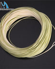 Maximumcatch 90Ft Trout Fly Fishing Line With Welded Loops 4/5/6Wt Beige/Sage-MAXIMUMCATCH Fishing Solution Store-White-Bargain Bait Box
