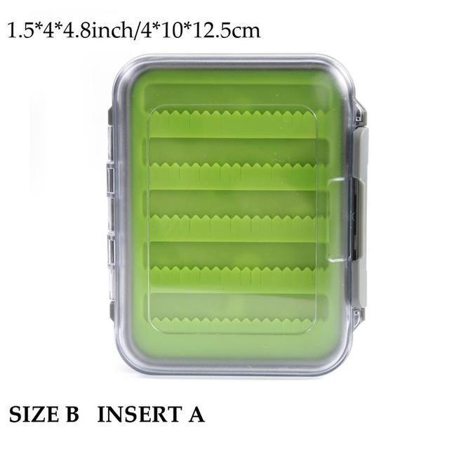 Maximumcatch Fly Fishing Box Easy-Grip Silicone Insert Tackle Boxes Double-MAXIMUMCATCH Official Store-SIZE-B INSERT A-Bargain Bait Box