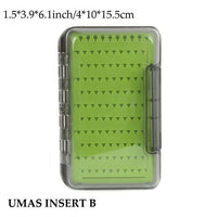 Maximumcatch Fly Fishing Box Easy-Grip Silicone Insert Tackle Boxes Double-MAXIMUMCATCH Official Store-UMAS INSERT B-Bargain Bait Box