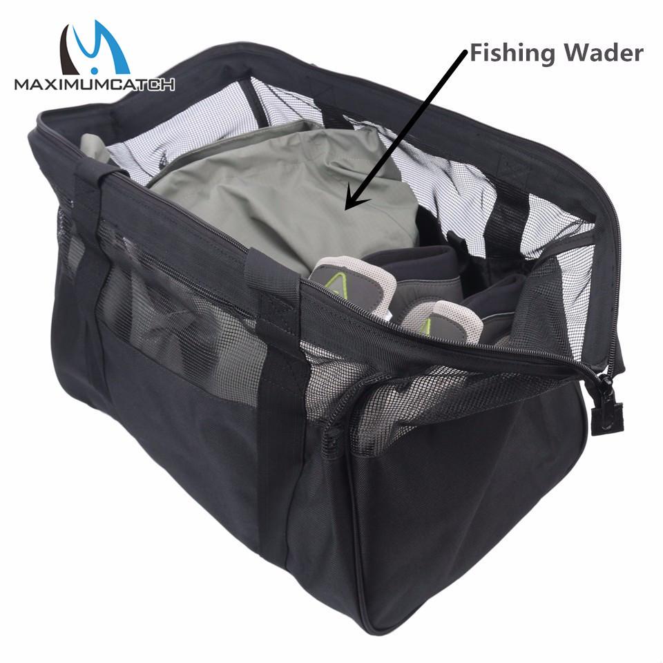Maximumcatch Mesh Fishing Wader Bag Pvc Mesh Venting Fly Fishing Bag-MAXIMUMCATCH Official Store-Bargain Bait Box