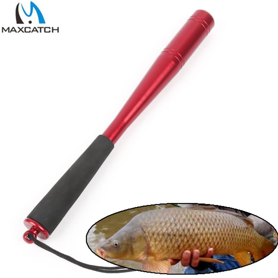 Maximumcatch Modern Shape Aluminum Machine Cut Fishing Priest Fishing Tool-MaxCatch Outdoor-22mm Red Fishing Bat-Bargain Bait Box