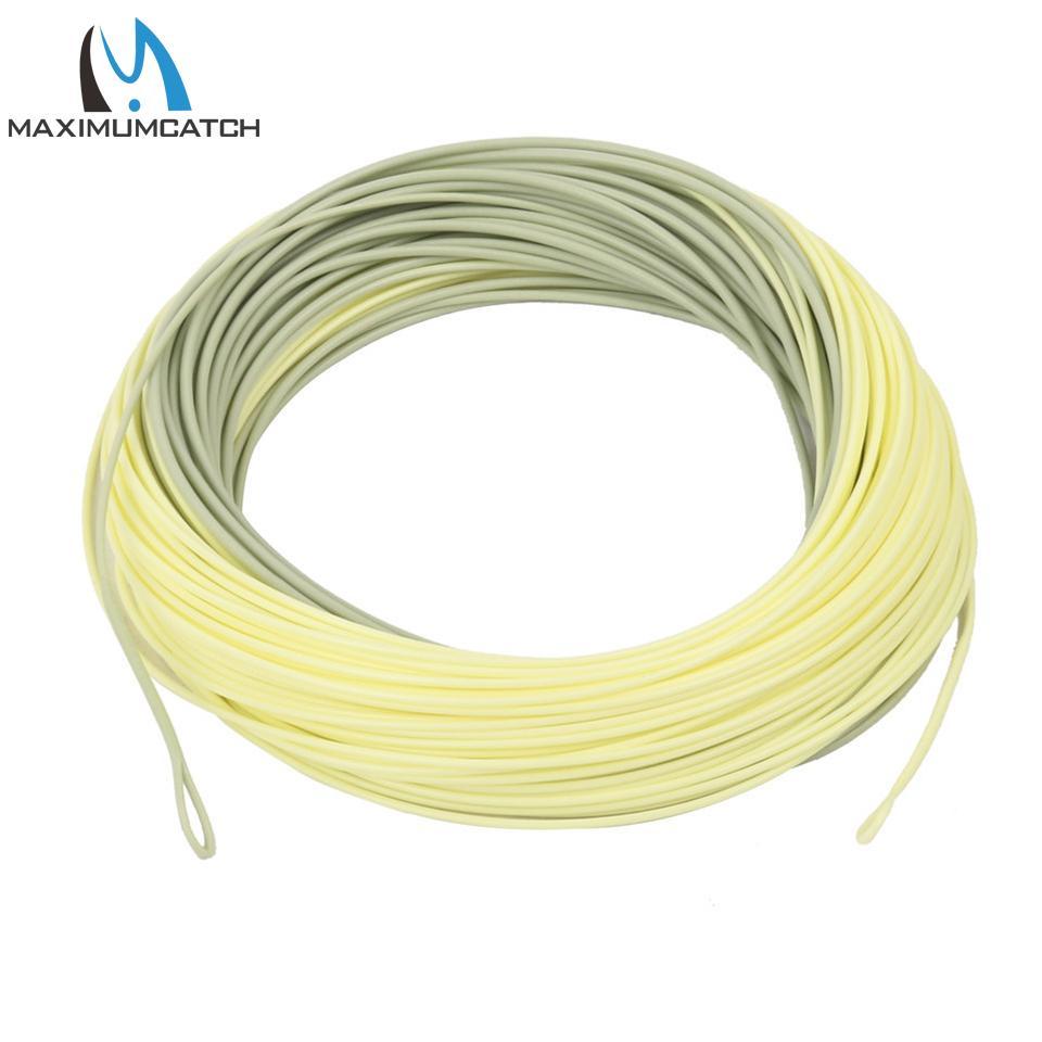 Maximumcatch Outbound Short Fly Fishing Line 8Wt 100Ft Moss/Lvory Color Weight-MAXIMUMCATCH Official Store-8.0-Bargain Bait Box