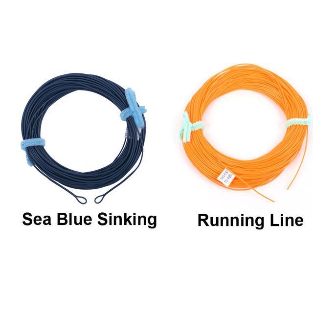 Maximumcatch Shooting Head Fly Line 5S/6S/7S/8S/10F 9.5M Floating/Sinking Fly-MAXIMUMCATCH Official Store-Sea Blue RunningLine-5.0-Bargain Bait Box